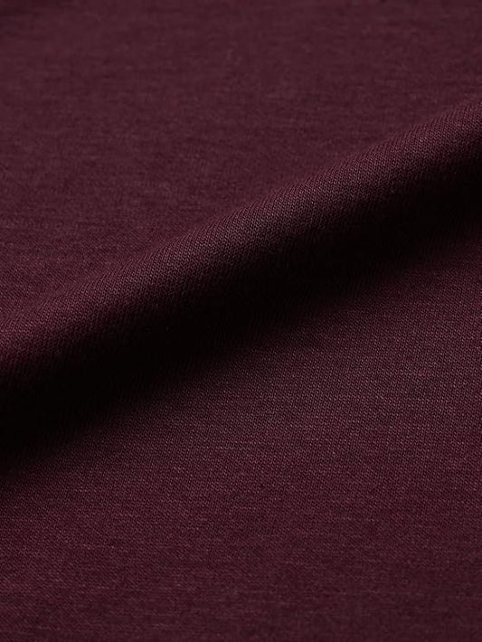 Men's Oversized Baseball Embroidery Varsity Shirt | Premium Maroon Streetwear Button-Up Shirt