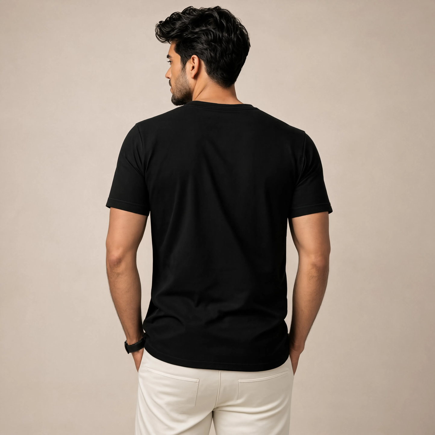 Entertainment Typography Embroidery T-Shirt | Premium Oversized Cotton Tee